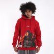 画像2: men's retro  print Oversize Hoodie unisex　オーバーサイズレトロプリントフーディーパーカーユニセックス男女兼用 (2)