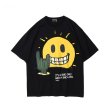 画像1: Smiley cactus short-sleeved T-shirt 　　スマイル＆サボテンオーバーサイズTシャツユニセックス男女兼用 (1)