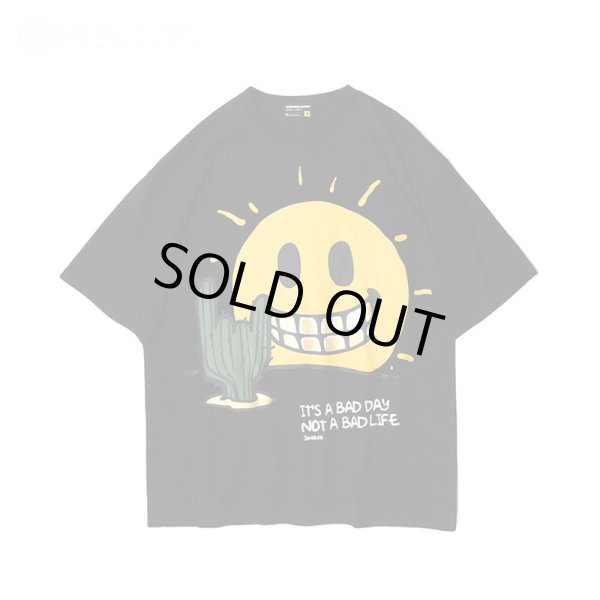 画像1: Smiley cactus short-sleeved T-shirt 　　スマイル＆サボテンオーバーサイズTシャツユニセックス男女兼用 (1)