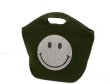 画像4: Woman’s smiley rhinestone bag dumpling bag　スマイルラインストーン付きウエットスーツ素材トート　ショルダーバッグ (4)