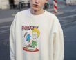 画像5: loose  round neck  cartoon printing  round neck sweater 　アニメプリントオーバーサイズプルオーバー スウェット ユニセックス男女兼用 (5)