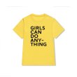 画像8: GIRLS CAN DO ANY THING slogan short sleeve T-shirt    GIRLS CAN DO ANY THING ロゴ半袖Tシャツ　ユニセックス男女兼用 (8)