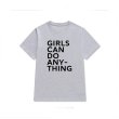 画像3: GIRLS CAN DO ANY THING slogan short sleeve T-shirt    GIRLS CAN DO ANY THING ロゴ半袖Tシャツ　ユニセックス男女兼用 (3)