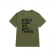 画像9: GIRLS CAN DO ANY THING slogan short sleeve T-shirt    GIRLS CAN DO ANY THING ロゴ半袖Tシャツ　ユニセックス男女兼用 (9)