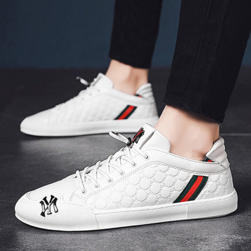 画像5: men's British  NYsneakers shoes  メンズレザーレースアップNYスニーカースニーカー  (5)