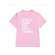 画像6: GIRLS CAN DO ANY THING slogan short sleeve T-shirt    GIRLS CAN DO ANY THING ロゴ半袖Tシャツ　ユニセックス男女兼用 (6)