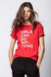 画像13: GIRLS CAN DO ANY THING slogan short sleeve T-shirt    GIRLS CAN DO ANY THING ロゴ半袖Tシャツ　ユニセックス男女兼用 (13)