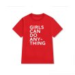 画像7: GIRLS CAN DO ANY THING slogan short sleeve T-shirt    GIRLS CAN DO ANY THING ロゴ半袖Tシャツ　ユニセックス男女兼用 (7)