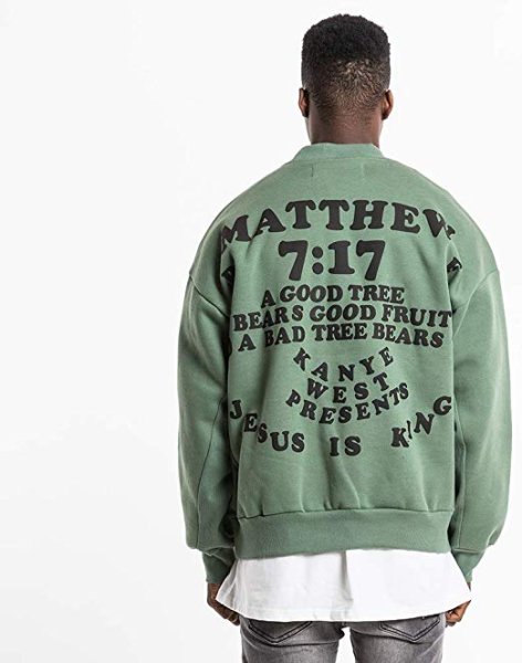 画像1: men's NAGRI Kanye West Hip Hop Sweatshirt Long Sleeve T-Shirt Hoodies unisex　オーバーサイズヒップホップスウェットロングスリーブバックプリントパーカーフーディーパーカーユニセックス男女兼用 (1)