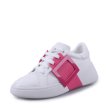 画像1: women'sSkate lacquer buckle lace up sneakers スケート ラッカー バックルレースアップスニーカー (1)