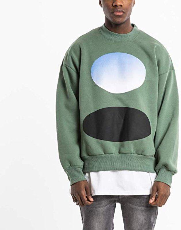 画像2: men's NAGRI Kanye West Hip Hop Sweatshirt Long Sleeve T-Shirt Hoodies unisex オーバーサイズヒップホップスウェットロングスリーブバックプリントパーカーフーディーパーカーユニセックス男女兼用 (2)