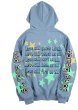 画像2: NAGRI Kid  Cudi Enter  Galactic Luminous  Hoodie Pullover Hoody Hooded  Top Sweatshirts Cottonオーバーサイズルミナス フーディプルオーバートップスウェットユニセックス男女兼用 (2)