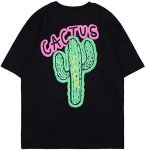 画像4: NAGRI Travis Scott Cactus Cotton T-Shirt　 トラビススコットカクタスコットンTシャツユニセックス男女兼用 (4)