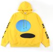 画像1: NAGRI Kanye West Hip Hop Hoodie Pullover Hoody Hooded Top Sweatshirts Cotton Yellow　オーバーサイズプルオーバーフーディーフーデッドトップスウェットユニセックス男女兼用 (1)