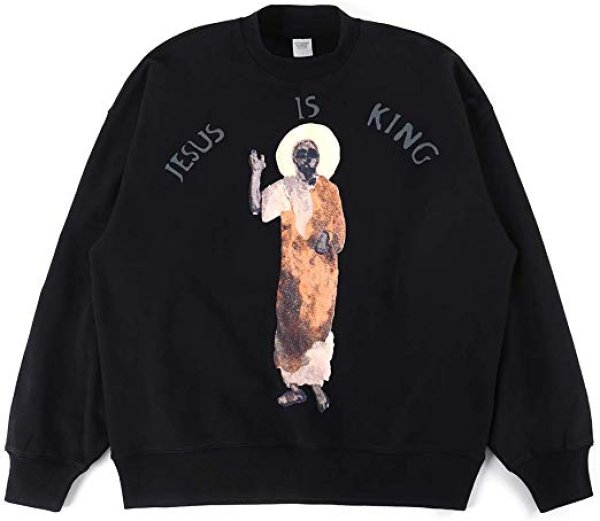 画像1:  NAGRI Kanye West Hip Hop Sweatshirt Long Sleeve T-Shirt Hoodies Cotton　　　スウェットシャツ長袖Tシャツユニセックス男女兼用 (1)