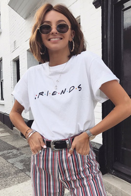 画像10: creative letter printing loose t-shirt 　レター ロゴ半袖Tシャツ　ユニセックス男女兼用 (10)