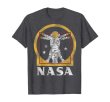 画像2: 　NASA Astronaut Vitruvian Man Golden Graphic T-Shirt C1　NASA宇宙飛行士ウィトルウィウスマンゴールデングラフィックTシャツC1ユニセックス男女兼用 (2)
