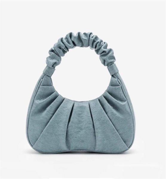 画像1: Woman’s wrinkle decoration hand bag shoulder armpit bag  tote Messenger Bag　ギャザートート ショルダーバッグ (1)