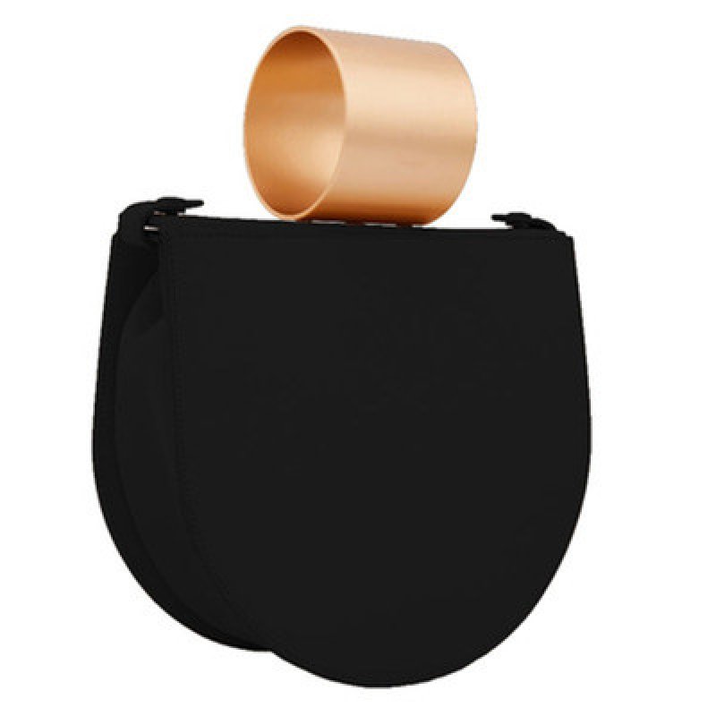 画像3: Woman’s metal bracelet single shoulder strap saddle bag  金属ブレスレットシングルショルダーストラップサドルバッグ トートバッグ (3)