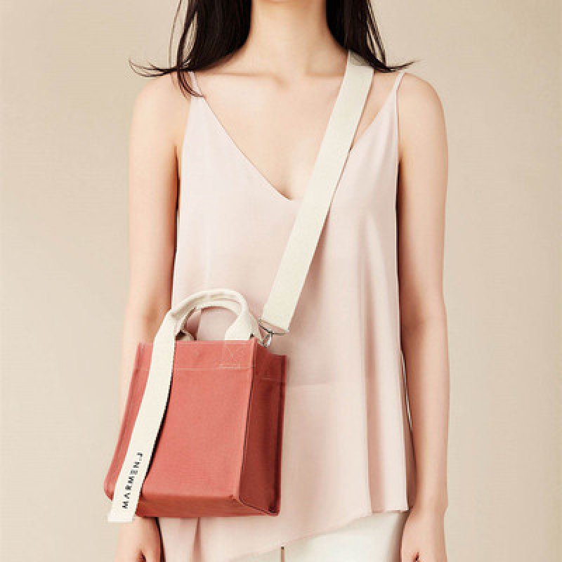 画像2: Woman’s  Letter Canvas tote Messenger Bag キャンバストートショルダーバッグ (2)