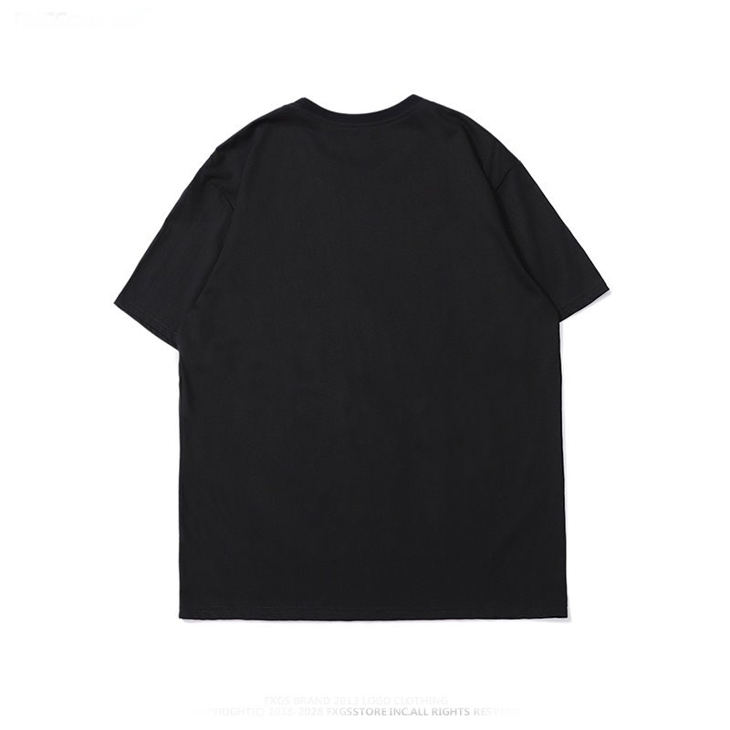 画像3:   NAGRI character head print print T-shirt men and women 半袖ヘッドプリントフォトプリントTシャツユニセックス男女兼用 (3)