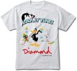 画像1:  Diamond Supply Co. x Looney Tunes Men's Short Sleeve T Shirtダイヤモンドサプライ× ルーニー・テューンズ プリント半そでTシャツユニセックス男女兼用 (1)