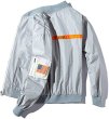 画像4: NASA MA-1 Military Flight Jacket Long-Sleeve Air Force Moto Street Coat　NASA MA-1ミリタリーフライトジャケット　ジャケットユニセッ クス男女兼用ジャケット　コート (4)