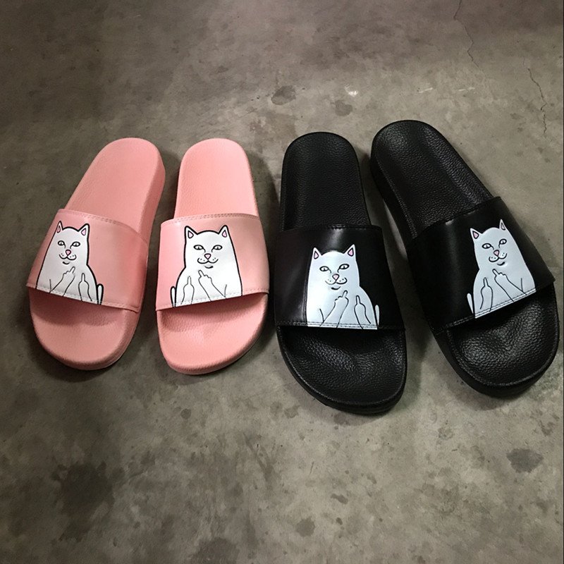 画像5: men's  finger cat flip flops  soft bottom sandals slippers   プラットフォームフリップフロップキャットサンダルシャワーサンダル ビーチサンダル　ユニセックス男女兼用　 (5)