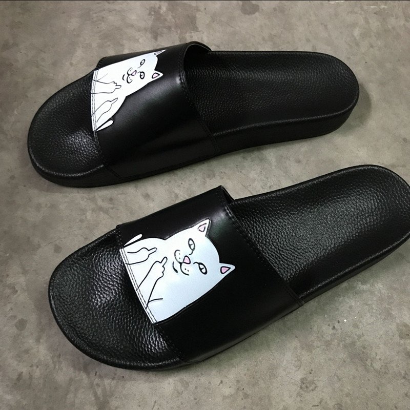 画像4: men's  finger cat flip flops  soft bottom sandals slippers   プラットフォームフリップフロップキャットサンダルシャワーサンダル ビーチサンダル　ユニセックス男女兼用　 (4)