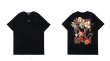 画像4: Flower Arrow Print printing men's short-sleeved T-shirt　フラワーアロープリントＴシャツユニセックス男女兼用 (4)