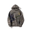 画像2: graffiti printing hooded sweater Pullover graffiti printing hooded sweater　グラフィックプルオーバーフーディユニセックス男女兼用 (2)