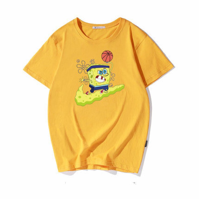 画像6: Sponge Bob & Patrick men's short-sleeved T-shirt  スポンジボブ&パトリック半袖Tシャツユニセックス男女兼用 (6)