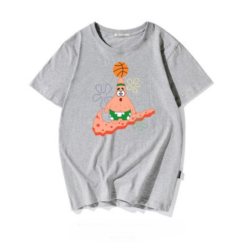 画像10: Sponge Bob & Patrick men's short-sleeved T-shirt  スポンジボブ&パトリック半袖Tシャツユニセックス男女兼用 (10)