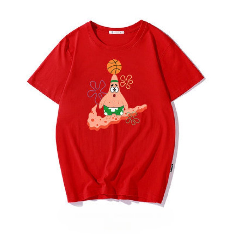 画像9: Sponge Bob & Patrick men's short-sleeved T-shirt  スポンジボブ&パトリック半袖Tシャツユニセックス男女兼用 (9)