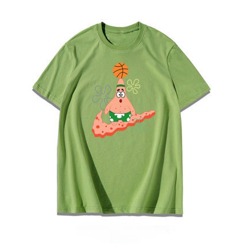 画像8: Sponge Bob & Patrick men's short-sleeved T-shirt  スポンジボブ&パトリック半袖Tシャツユニセックス男女兼用 (8)