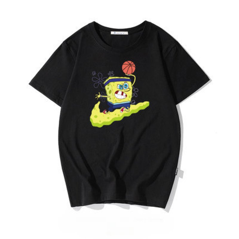 画像3: Sponge Bob & Patrick men's short-sleeved T-shirt  スポンジボブ&パトリック半袖Tシャツユニセックス男女兼用 (3)