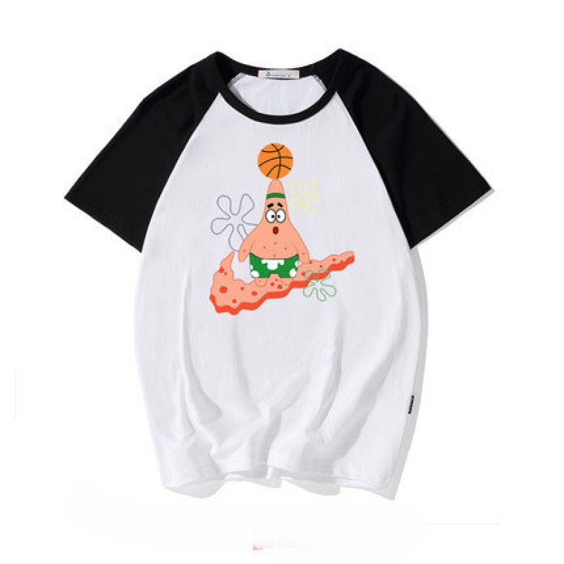 画像16: Sponge Bob & Patrick men's short-sleeved T-shirt  スポンジボブ&パトリック半袖Tシャツユニセックス男女兼用 (16)