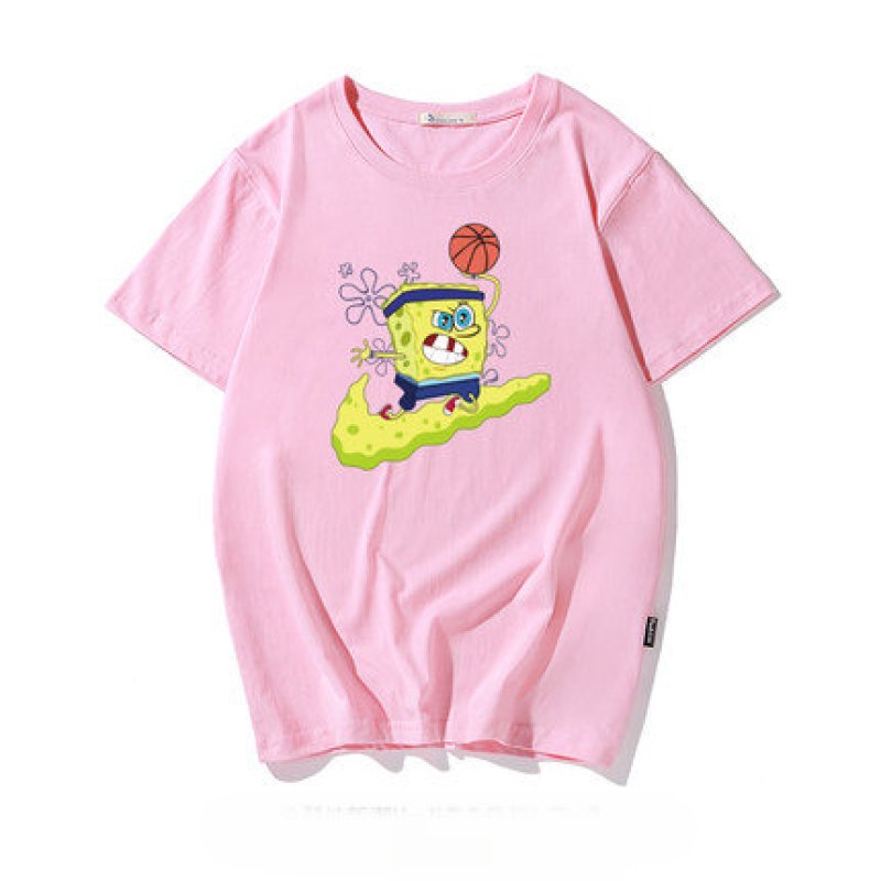 画像7: Sponge Bob & Patrick men's short-sleeved T-shirt  スポンジボブ&パトリック半袖Tシャツユニセックス男女兼用 (7)