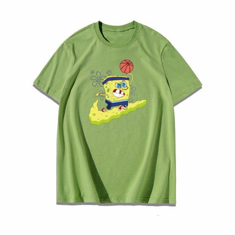 画像5: Sponge Bob & Patrick men's short-sleeved T-shirt  スポンジボブ&パトリック半袖Tシャツユニセックス男女兼用 (5)