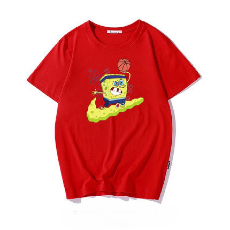 画像4: Sponge Bob & Patrick men's short-sleeved T-shirt  スポンジボブ&パトリック半袖Tシャツユニセックス男女兼用 (4)