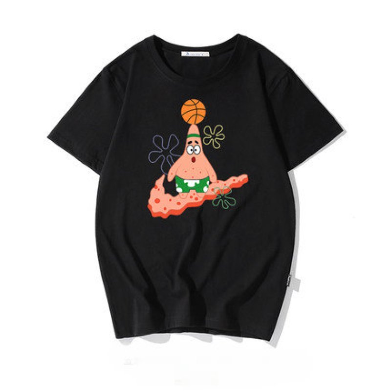 画像11: Sponge Bob & Patrick men's short-sleeved T-shirt  スポンジボブ&パトリック半袖Tシャツユニセックス男女兼用 (11)