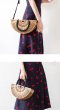 画像8: Woman’s Natural roll rattan bamboo bag      ナチュラルロールバンブートートショルダーかご　籠ハンドバック　 (8)