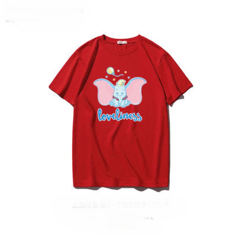 画像1: Dumbo loose men's short-sleeved T-shirt　ダンボオーバーサイズ半袖Ｔシャツユニセックス男女兼用 (1)