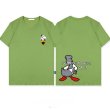 画像6: men's Donald Duck loose short-sleeved T-shirt　ドナルドダックオーバーサイズ半袖Ｔシャツユニセックス男女兼用 (6)