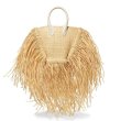 画像12: Woman’s Natural portable messenger bag fringed woven bag    フリンジ トートショルダーかご　籠ハンドバック　 (12)