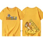 画像4: men's Tom &Jerry  loose short-sleeved T-shirt meto only you　トム＆ジェリー 2デザインオーバーサイズ半袖Ｔシャツユニセックス男女兼用 (4)