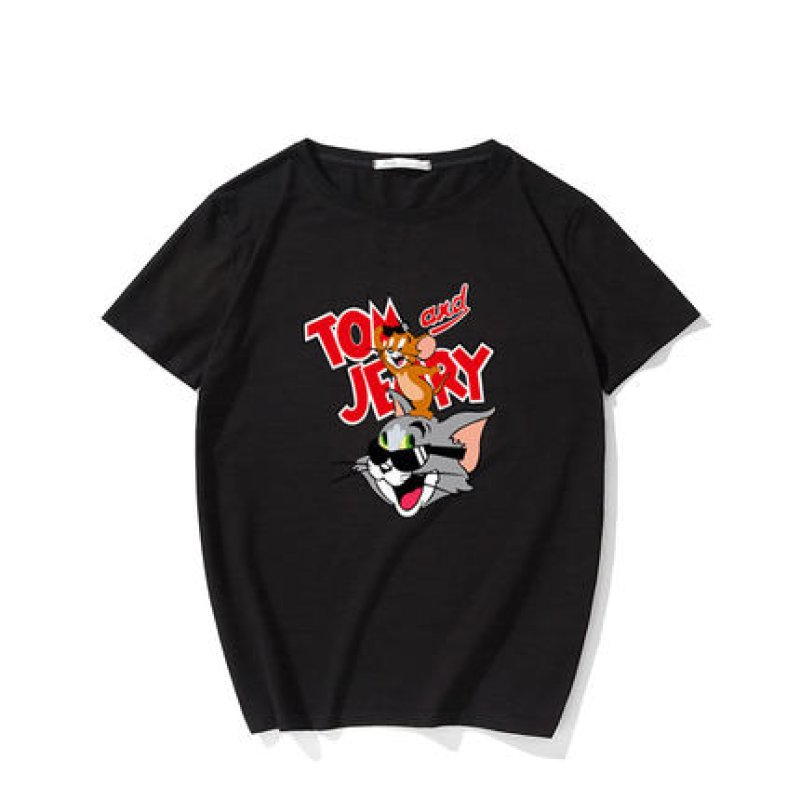 画像2: men's Sunglasses Tom &Jerry  loose short-sleeved T-shirt   サングラストム&ジェリー 2デザインオーバーサイズ半袖Tシャツユニセックス男女兼用 (2)