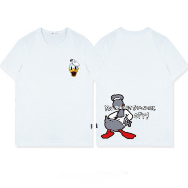画像3: men's Disney  Donald Duck  joint short-sleeved T-shirt　ディズニードナルドダックオーバーサイズ半袖Ｔシャツユニセックス男女兼用 (3)