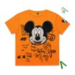 画像2: men's Disney  Mickey Mouse  short-sleeved T-shirt　ディズニーミッキーマウスオーバーサイズ半袖Ｔシャツユニセックス男女兼用 (2)
