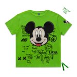 画像7: men's Disney  Mickey Mouse  short-sleeved T-shirt　ディズニーミッキーマウスオーバーサイズ半袖Ｔシャツユニセックス男女兼用 (7)